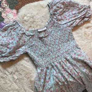 LoveShackFancy x Target blue dress